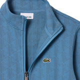 Lacoste Kids Giubbino Felpa Avion All-Over con Logo per Bambini