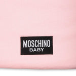 Moschino Kids Sacco Nanna Rosa con Logo Teddy Bear per Neonate