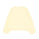 Palm Angels Kids Felpa Giallo con Teddy per Neonate