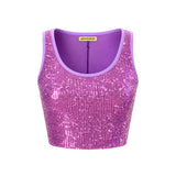 4giveness Kids Top in Pailettes Lilla per Bambine