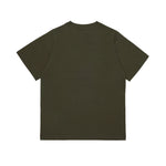 Dsquared2 Kids T-Shirt Girocollo Verde Militare con Stampa Logo a Contrasto per Bambini