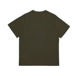 Dsquared2 Kids T-Shirt Girocollo Verde Militare con Stampa Logo a Contrasto per Bambini
