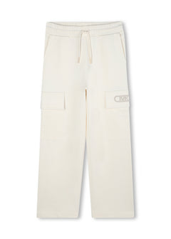 Michael Kors Kids Pantalone Crema per Bambine