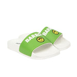 Barrow Kids Ciabatte Verde con Logo per Bambini