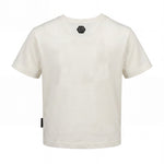 Philipp Plein Kids T-Shirt Bianco con Stampa per Bambini