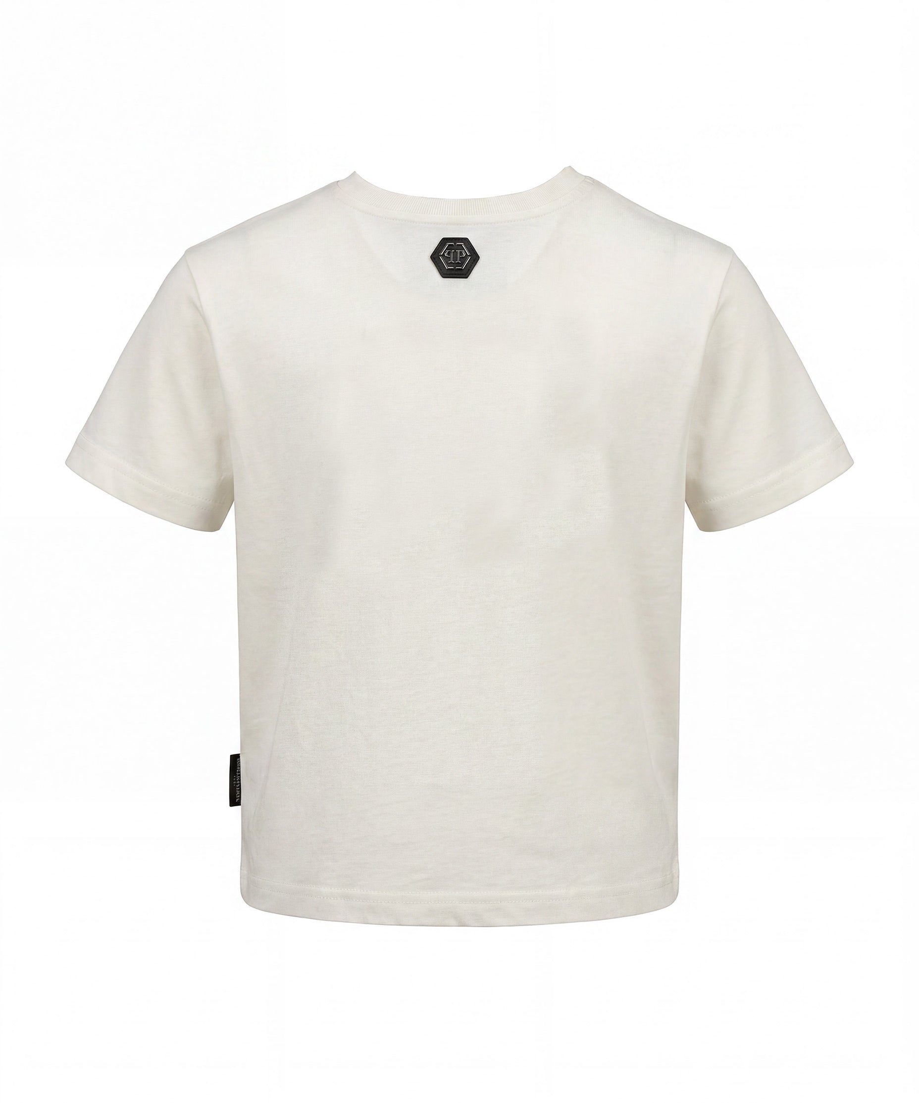 Philipp Plein Kids T-Shirt Bianco con Stampa per Bambini