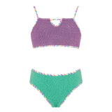 Effek Costume Bikini a Fascia Sparkling per Bambine