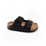 Colors of California Kids Sandalo a Doppia Fascia Nero per Bambini