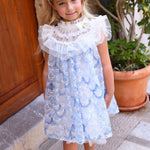 Angel's Face Abito Dominique Bianco/Blu per Bambine