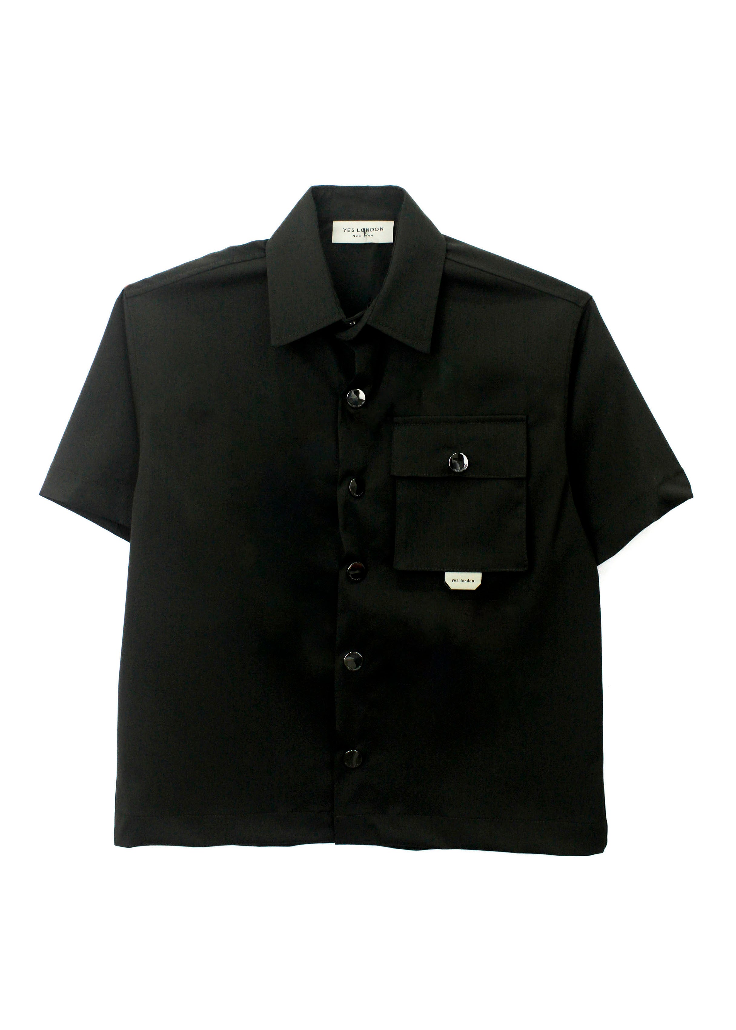 Yes London Camicia Piombo con Taschino per Bambini