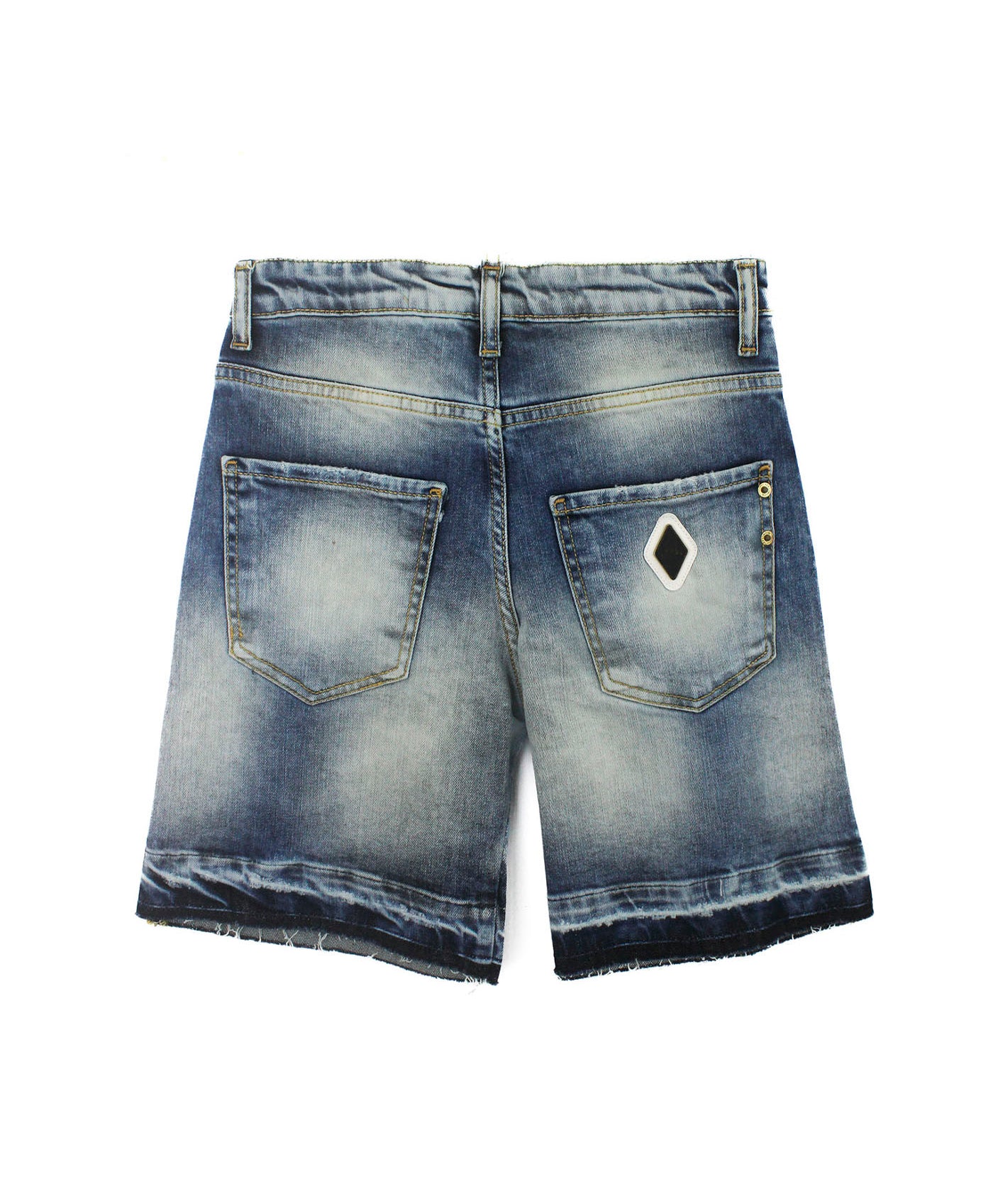 Yes London Bermuda Denim con Strappi per Bambini