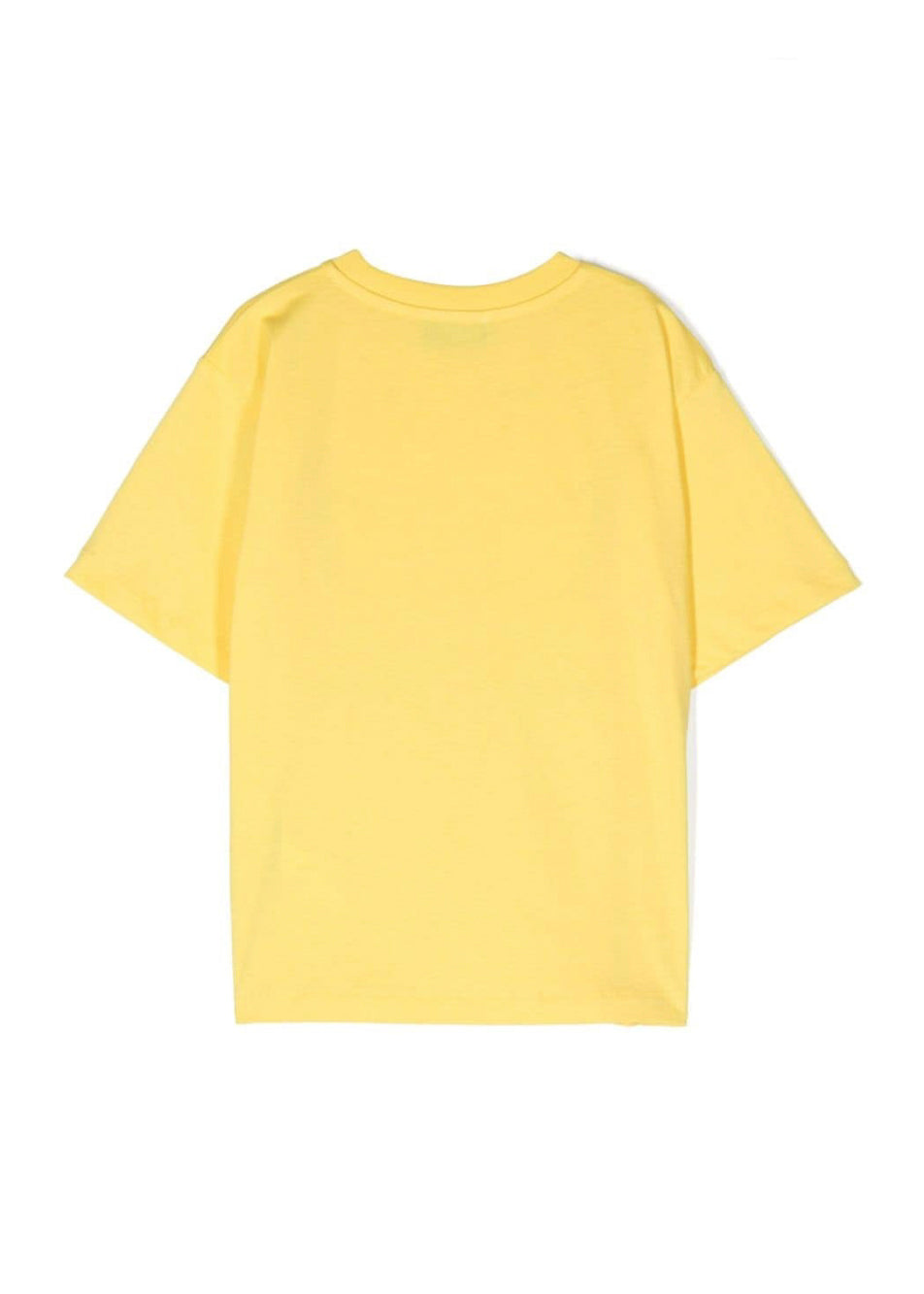 Moschino Kids T-shirt Gialla con Stampa per Bambini (retro)