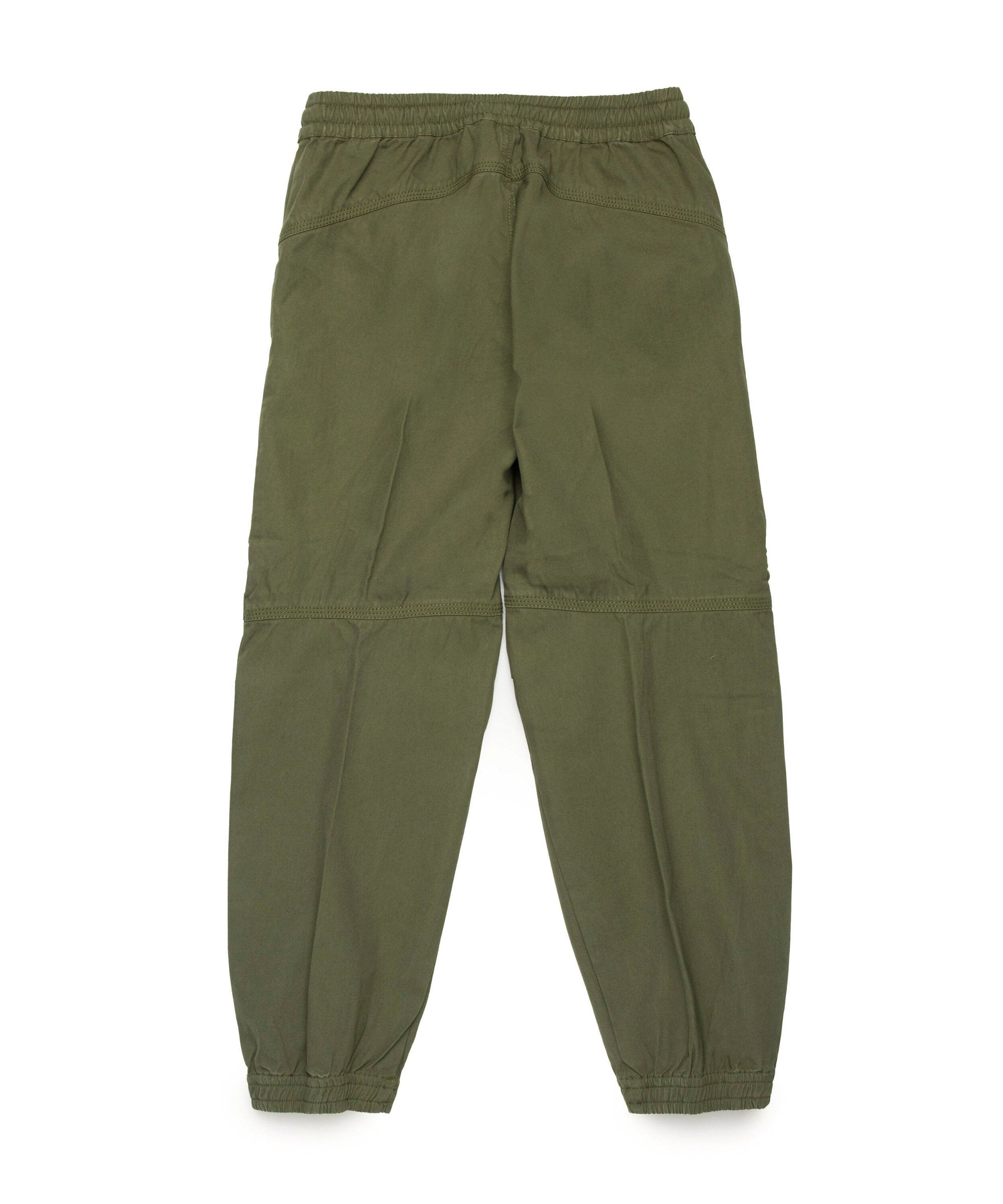 Diesel Kids Pantaloni Verdi con Tasconi per Bambini (retro)
