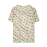 Boss Kids T-shirt Beige con Stampa per Bambini