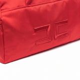 Elisabetta Franchi La Mia Bambina Borsa Mamma Rosso con Logo