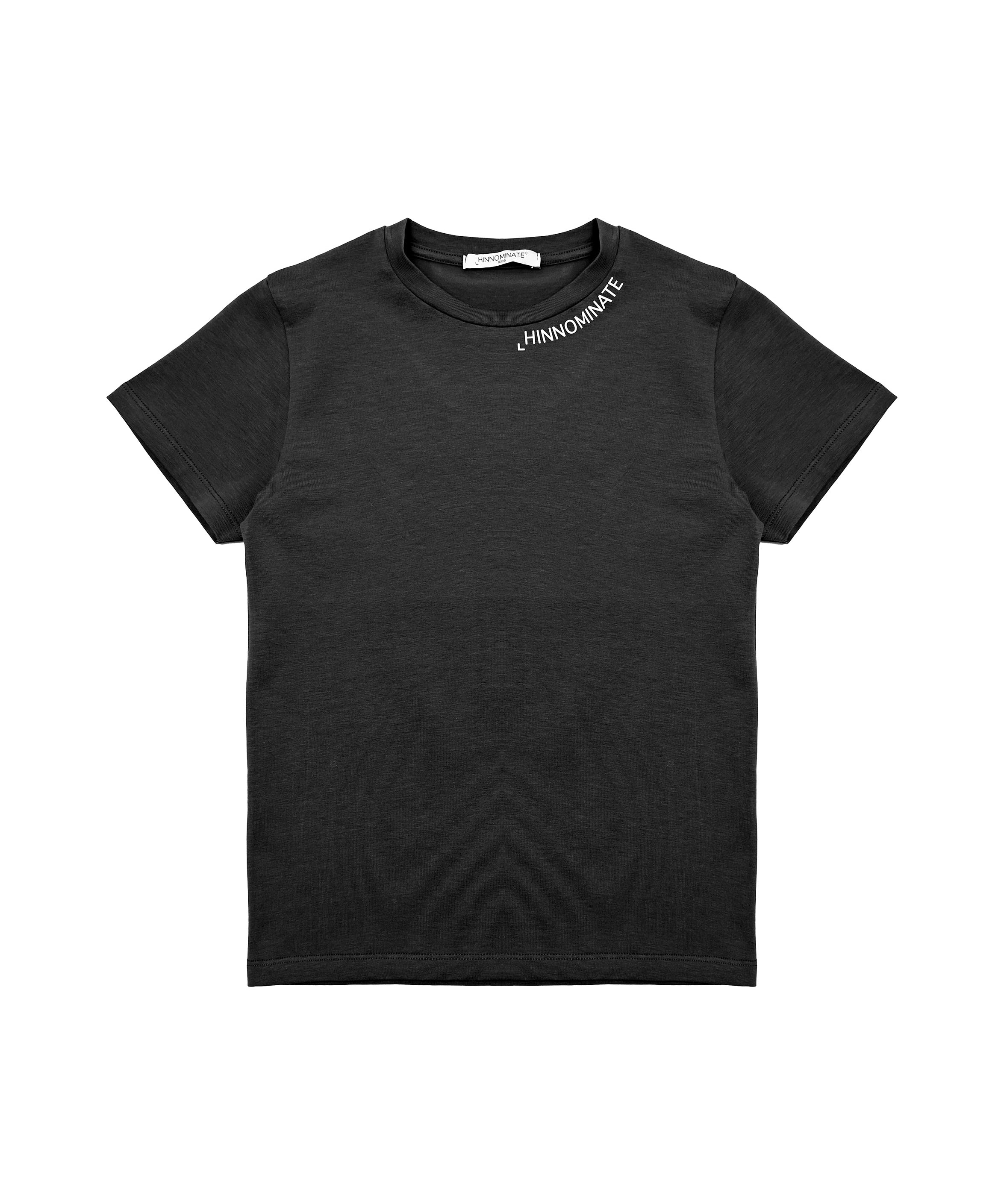 Hinnominate Kids T-shirt Nera con Logo per Bambini