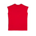 Dsquared2 Kids T-Shirt Smanicata Rossa con Logo per Bambini