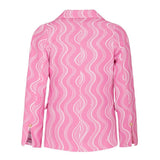 Pinko Kids Giacca Rosa Effetto Moiré 