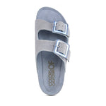 Colors of California Sandalo Denim Scamosciato Doppia Fascia per Bambini