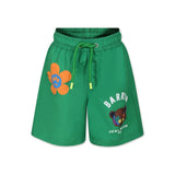 Barrow Kids Costume Boxer Verde con Stampa 