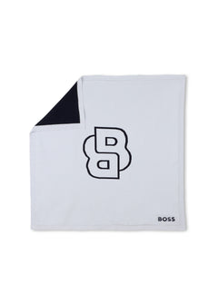 Boss Kids Coperta Blue Sky in Cotone per Neonati