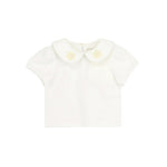 Angel's Face Kids Cassie Top Panna con Ricamo per Neonate