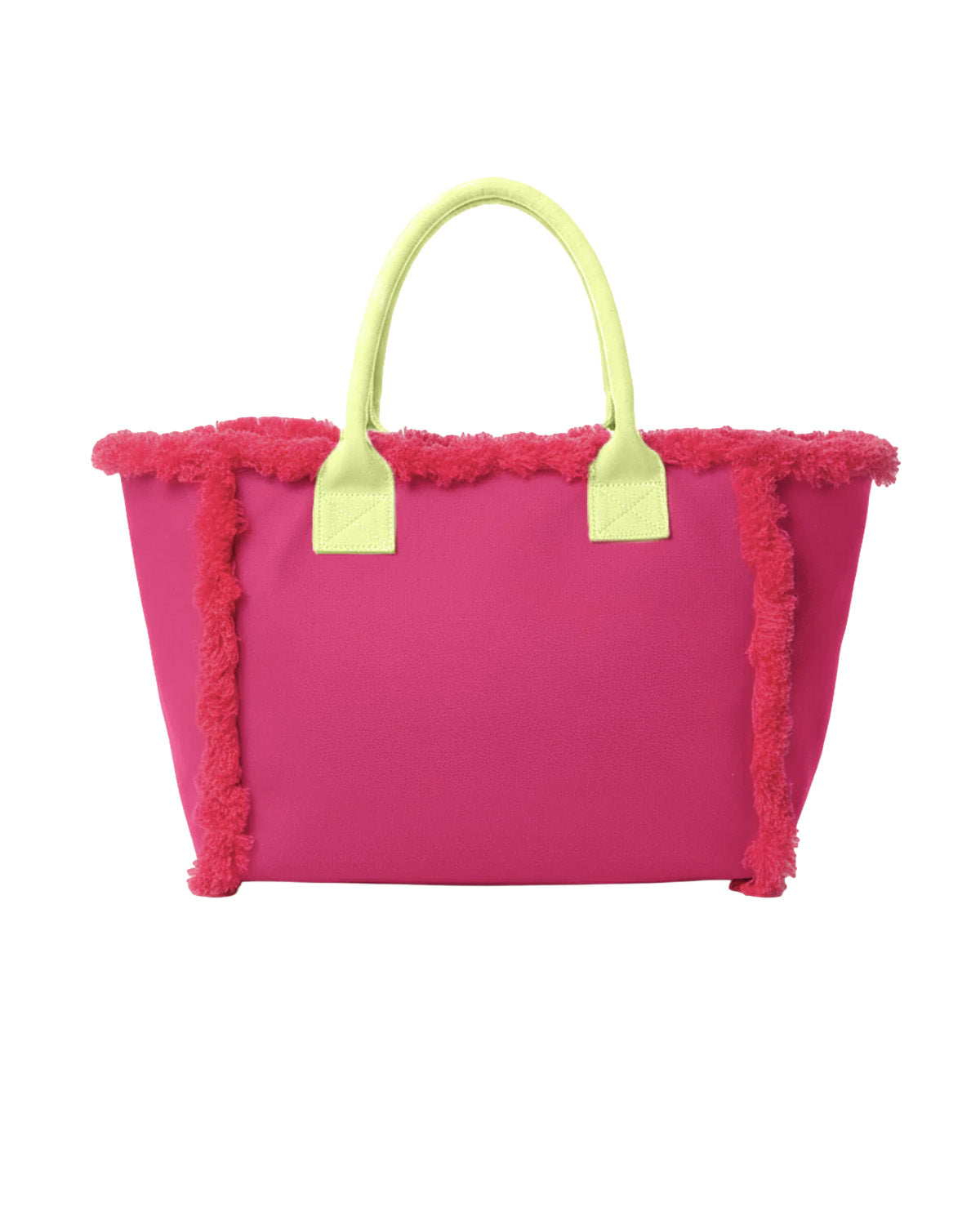 F**K Kids Maxi Borsa Fucsia e Lime con Logo per Bambine