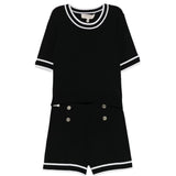 Twinset Kids Completo Nero e Bianco per Bambine
