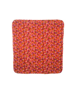 Moschino Kids Coperta Rossa con Logo All Over per Neonati