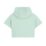 Michael Kors Kids Felpa Verde Acqua con Logo per Bambine