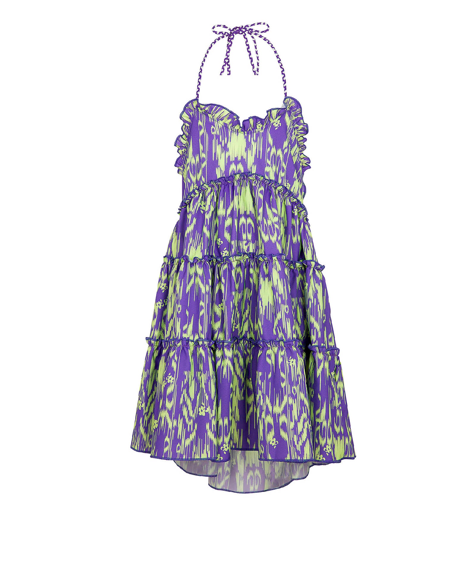 Effek Copricostume Abito Viola/Verde per Bambine