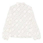 Elisabetta Franchi La Mia Bambina Camicia Panna con Logo Geometrico per Bambine