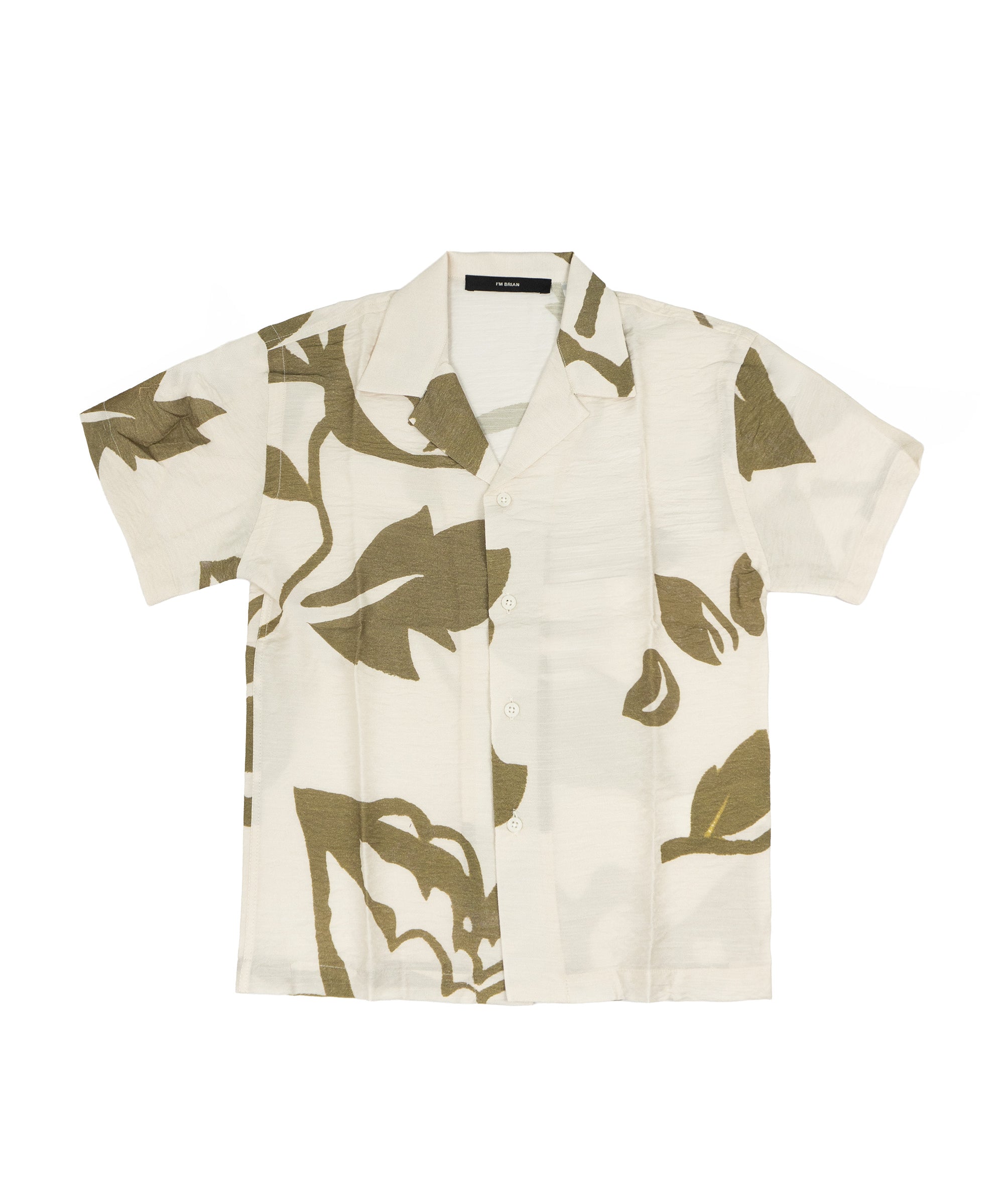 I'M Brian Kids Camicia con STampa Botanica per Bambini