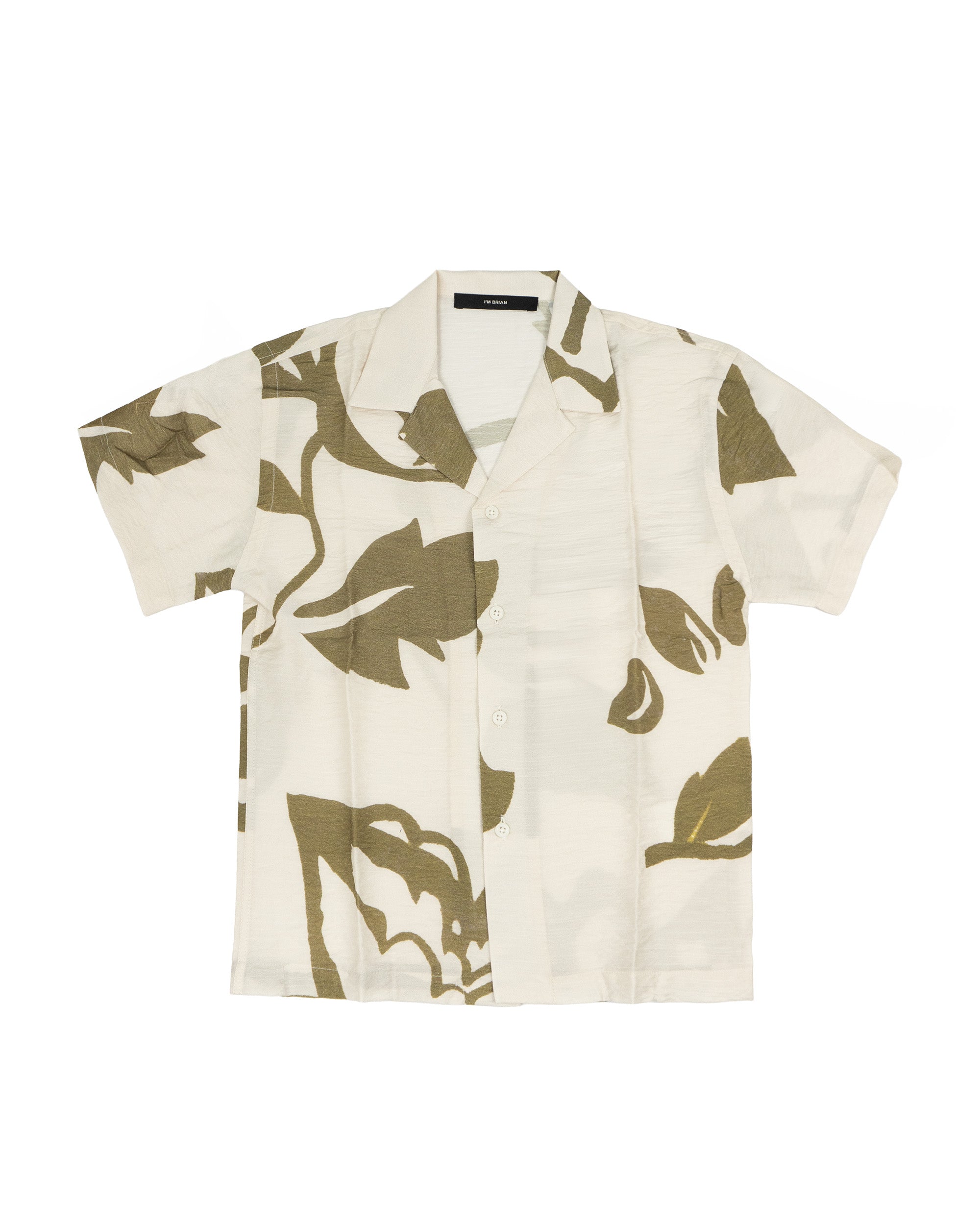 I'M Brian Kids Camicia con STampa Botanica per Bambini