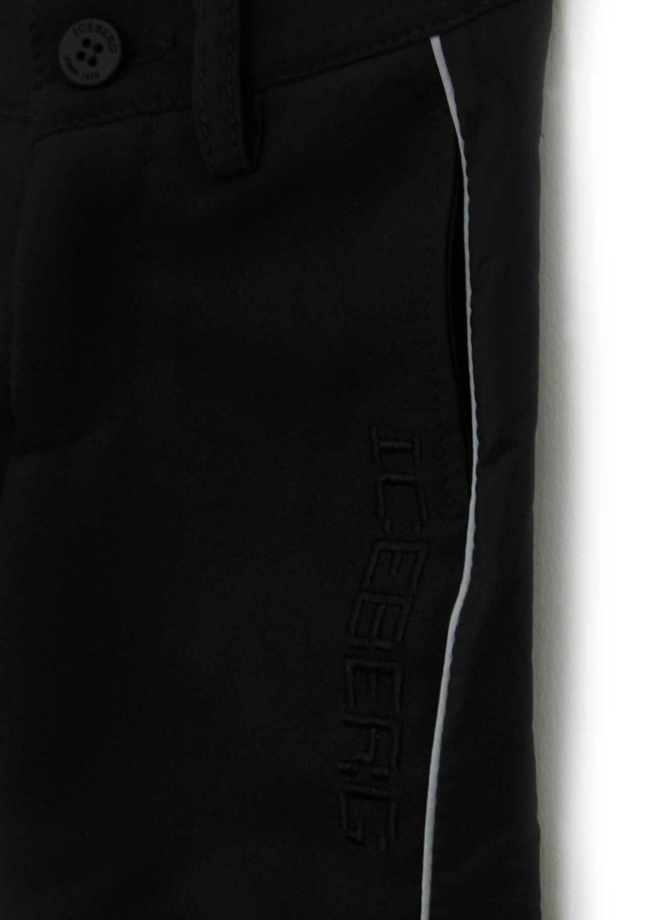 Iceberg Kids Bermuda Nero con Logo