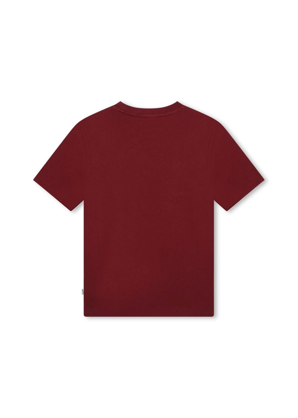 Boss Kids T-shirt Bourdeaux con Stampa per Bambini (retro)