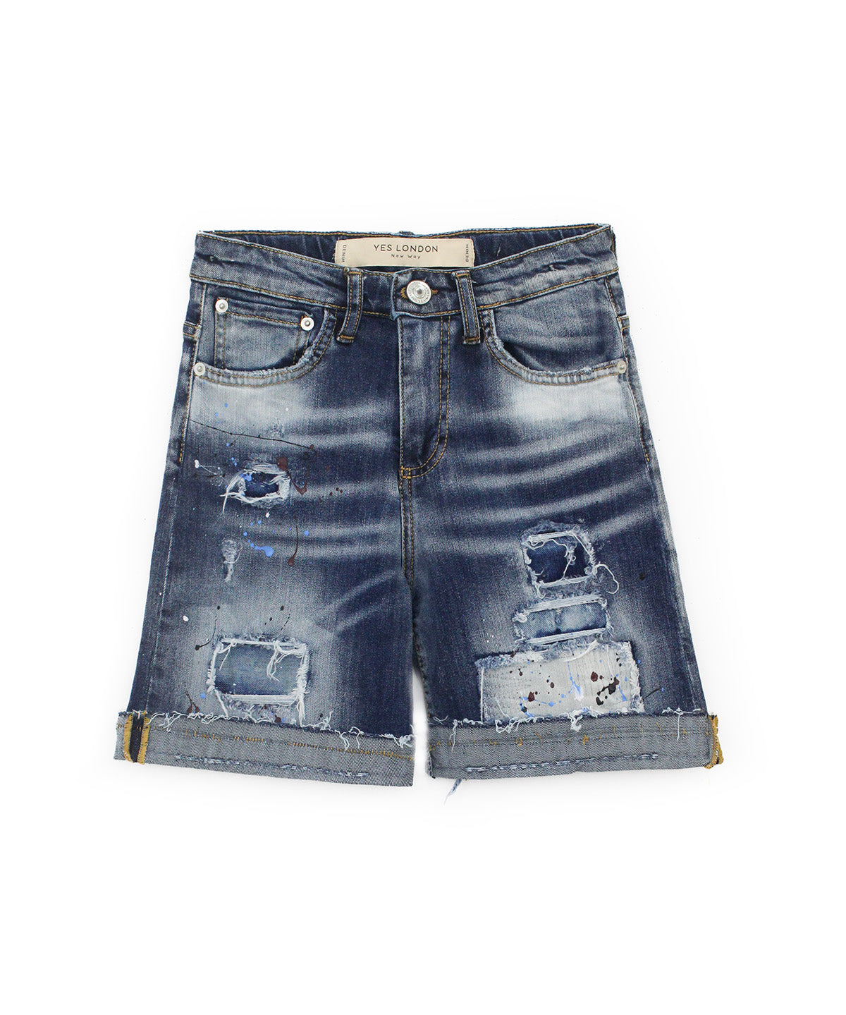 Yes London Bermuda Blu Jeans per Bambini