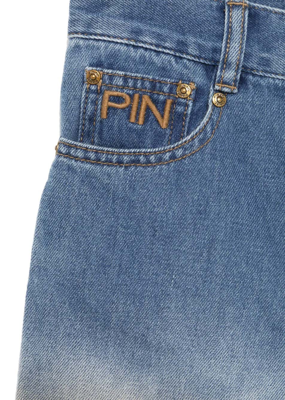 Pinko Kids Jeans Sfumato Terra/Denim per Bambine