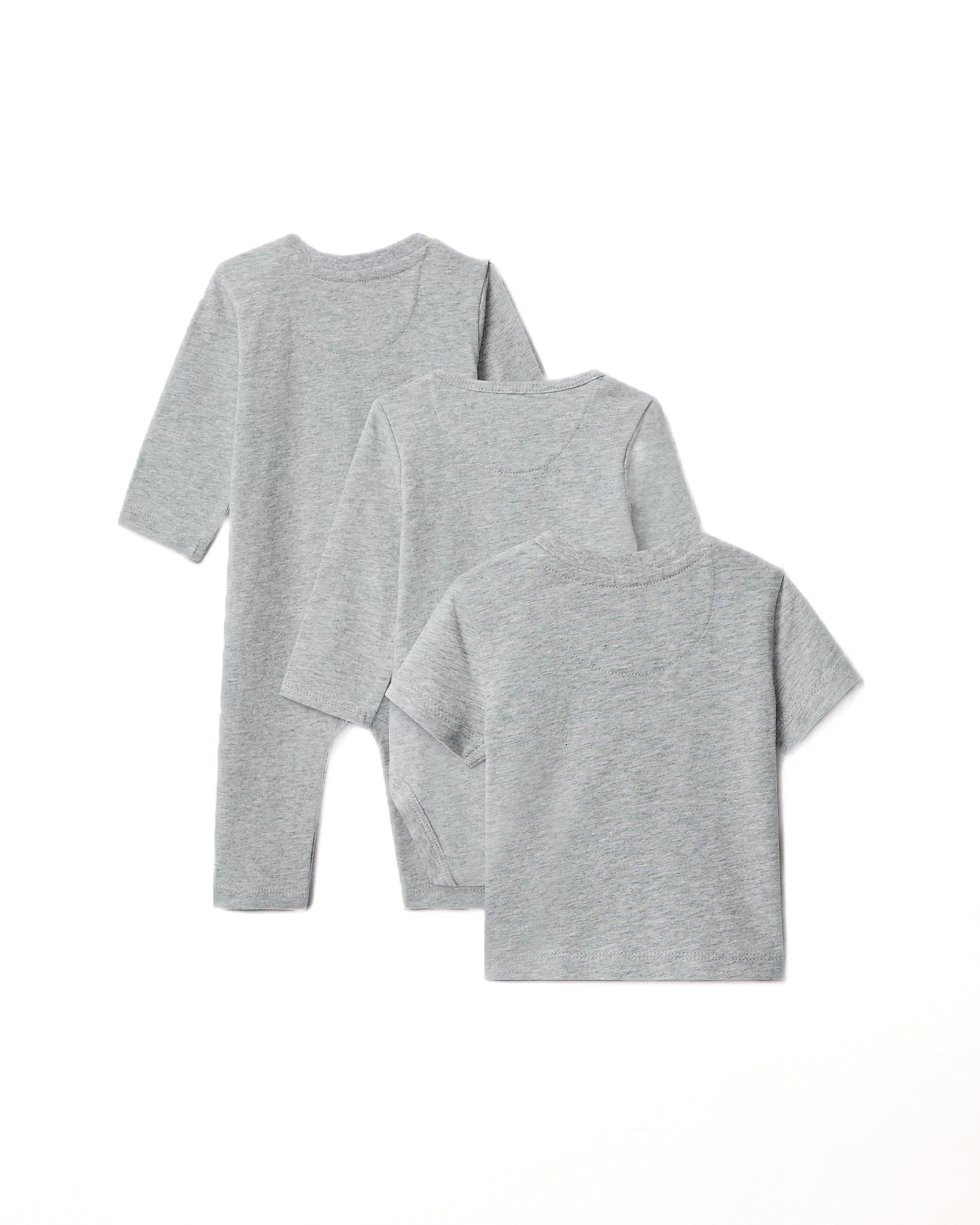 Calvin Klein Kids Completo Unisex Grigio per Neonati