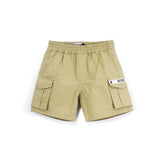 Moschino Kids Short Beige con Tasche per Neonati