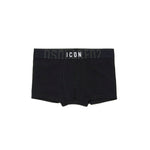 Dsquared2 Kids Boxer Nero per Bambini