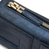 Elisabetta Franchi La Mia Bambina Borsa Blu Notte con Logo per Bambine