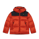 Blauer Kids Giubbino con Cappuccio e Patch Logo BERNARDINO JUNIOR per Bambini