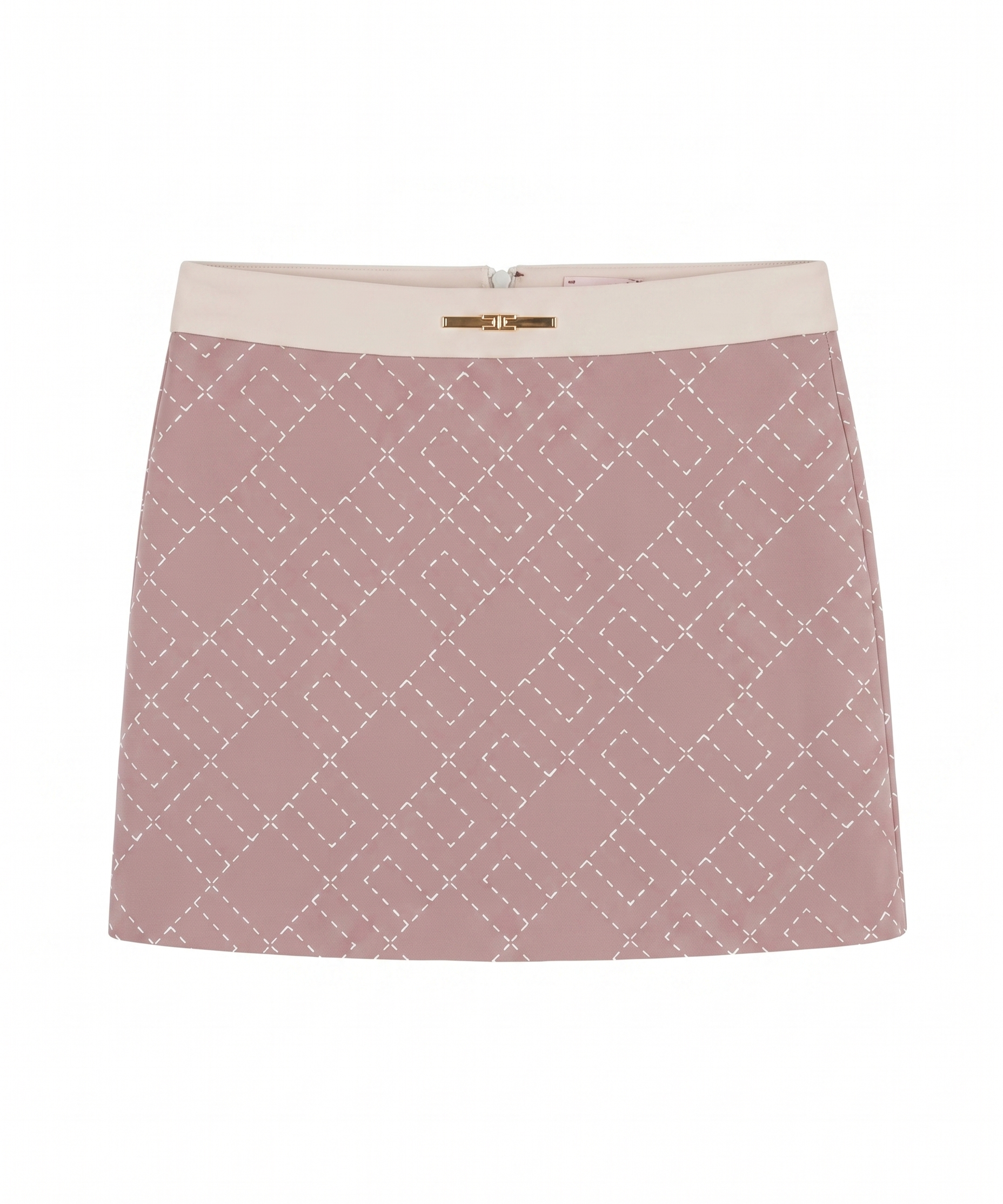 Elisabetta Franchi La Mia Bambina Gonna Rosa e Milk All-Over per Bambine