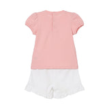 Moschino Kids Completo T-shirt con Stampa Logo e Shorts con Stampa Logo