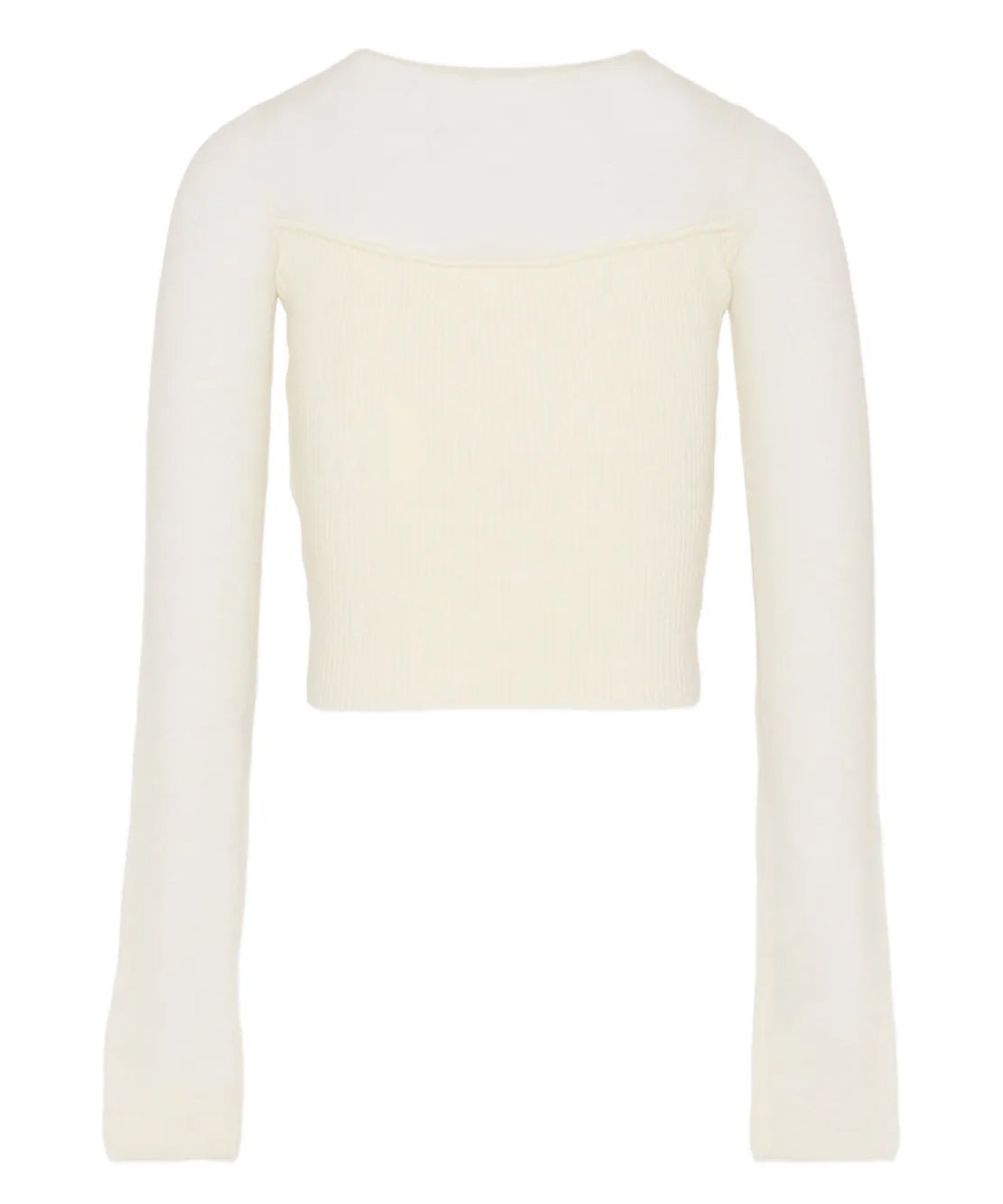 Pinko Kids Maglione Beige a Maniche Lunghe con Logo Ricamato per Bambine