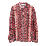 Roberto Cavalli Kids Camicia Fantasia Pitone con Logo per Bambine