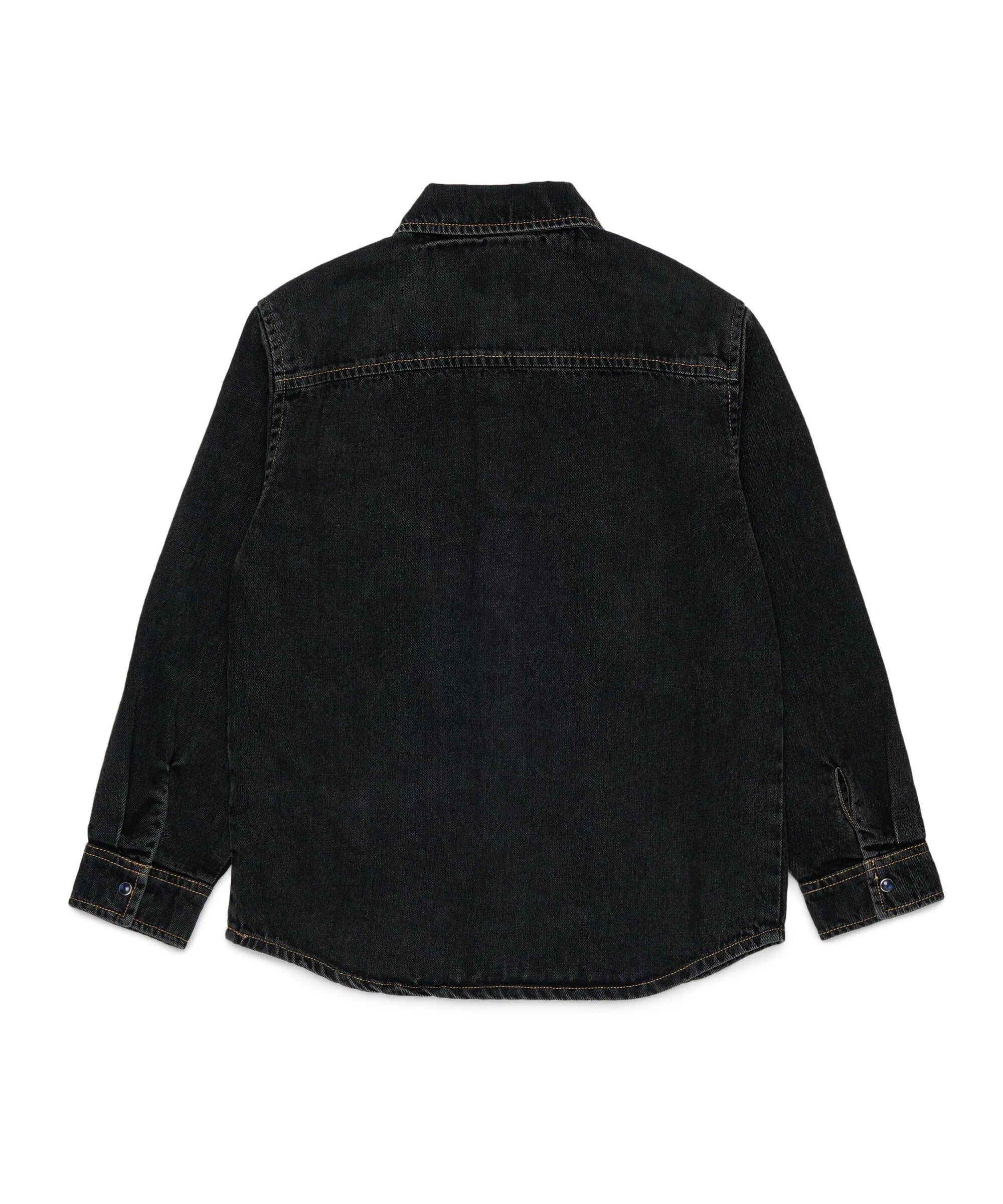 Diesel Kids Giubbino in Denim Nero per Bambini