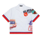 Dsquared2 Kids Camicia Bianca Urban Grafic per Bambini