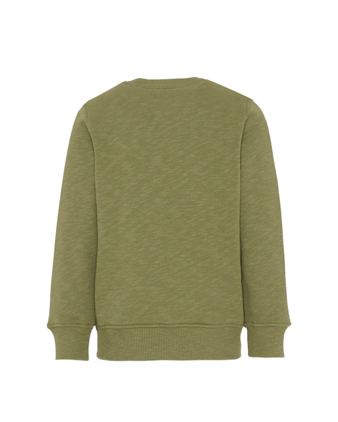 Moschino Kids Felpa Verde con Logo Teddy Bear per Bambini